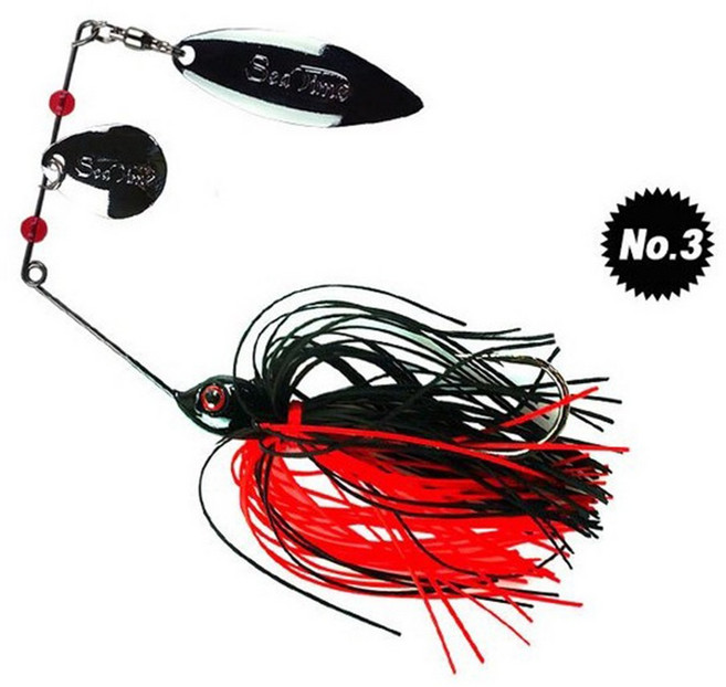 씨타임 스피너베이트 탠덤 더블윌로우 배스 하드베이트 루어 낚시 7g, 1개, 10g, 씨타임 Sbait 탠덤 03