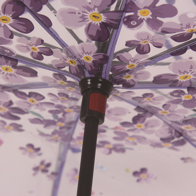 투명 역방향 우산 이중 수동 역방향 우산 접기 장우산