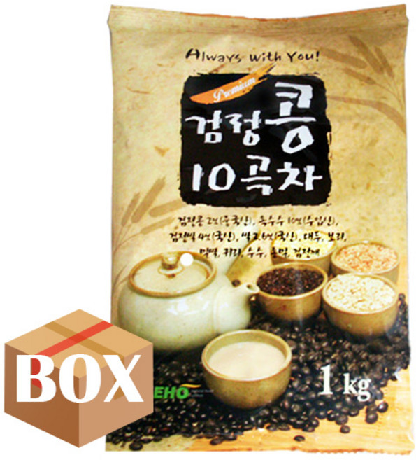 대호 검정콩 10곡차, 1kg, 12개