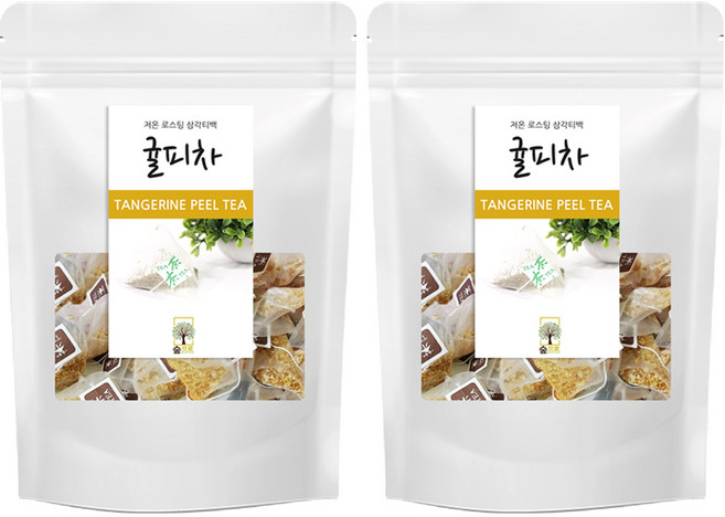 귤피차 25티백 숲으로허브 삼각티백, 25개입, 2개, 1g