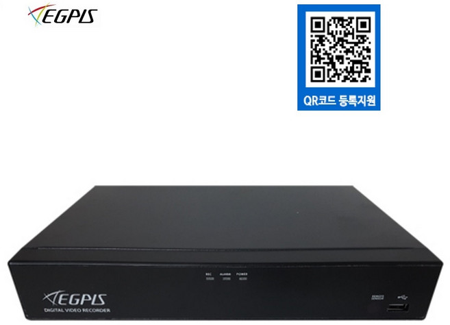 이지피스 QHDVR-2104L-V2 4채널녹화기 400만화소(HDD 미포함), 1개