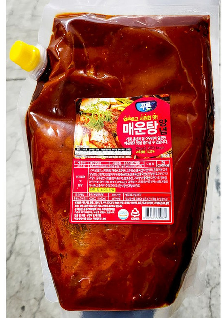 매운탕양념 (푸른식품 2K) X5, 5개, 2kg