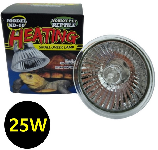 NomoyPet 파충류 히팅램프 보온등, NomoyPet-ND10 25W, 1개