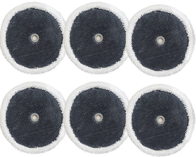 [호환] 멋진공간 에브리봇 쓰리스핀 극세사 물걸레 6개 세트