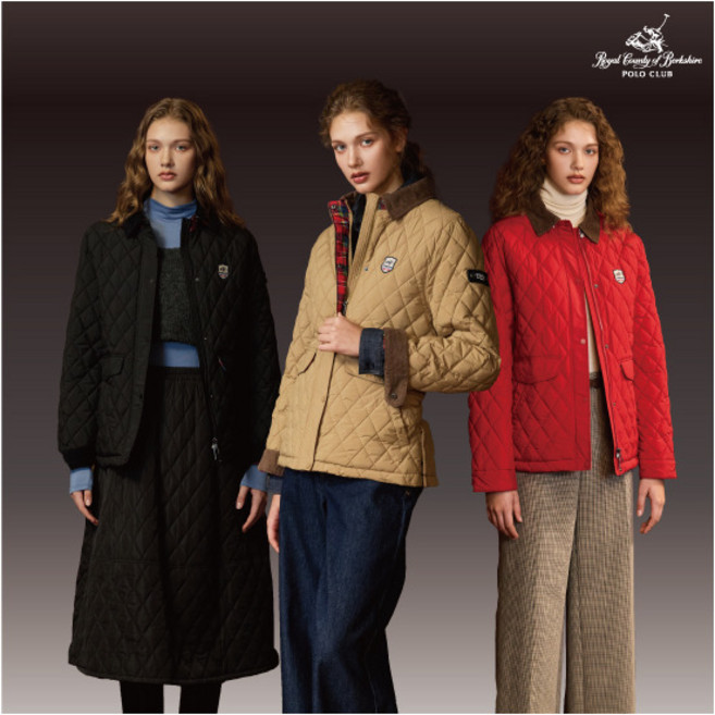 [RCBPC] (T)RCB POLO CLUB 25FW 여성 웜 플리스 퀼팅 자켓