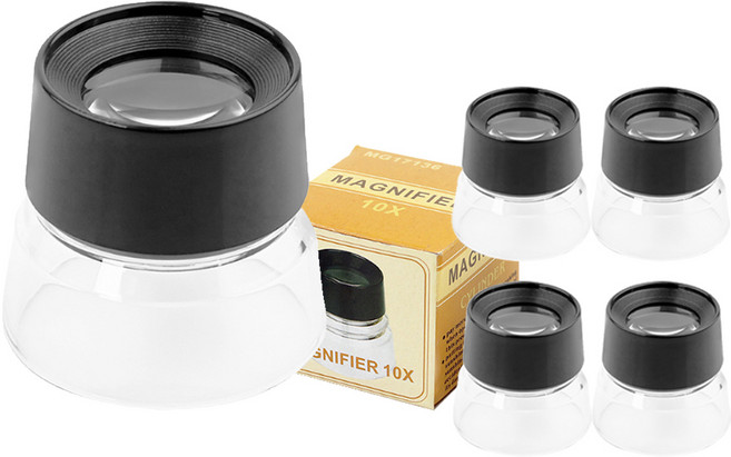 [메잌미] 10X 루페 (원형/10배율), 5개