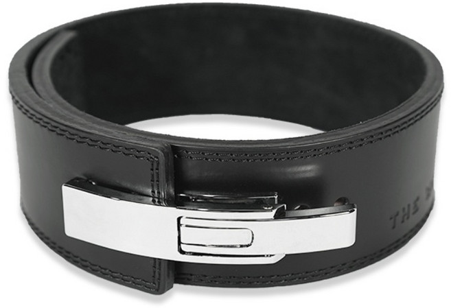 더웨이트컴퍼니 파워 헬스 리프팅 레버 벨트, 실버 레버, 1개