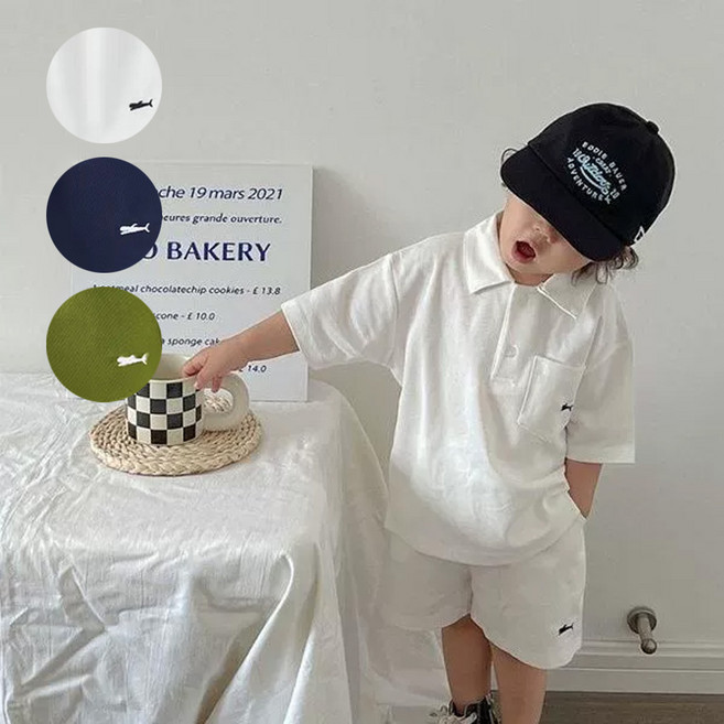 민트스쿨 어린이 상하복 아동상하복 남아상하복 여아상하복 상하복세트 얼집룩 등원룩 카라티 반팔반바지 카라티 세트상품 남아상의 초등상하복