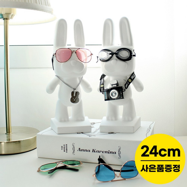 24cm 제나센트 시크버니 베어 석고방향제 실내방향제 인테리어소품, 블러쉬 로즈