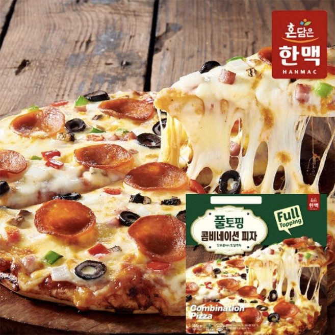 혼담은 풀토핑콤비네이션피자 385g, 4개