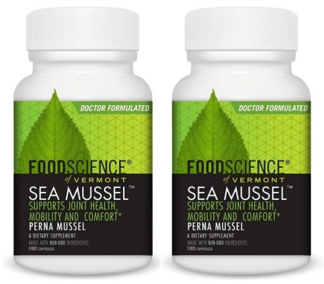 푸드사이언스 뉴질랜드 초록홍합 초록입홍합 Sea Mussel 180캡슐 2개, 180정 - 쿠팡