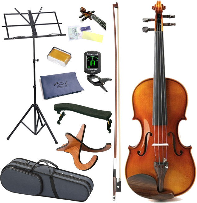 심로 마스터 바이올린 MASTER 고급 목재 국산 어린이 입문용 초보 연습용, 4/4
