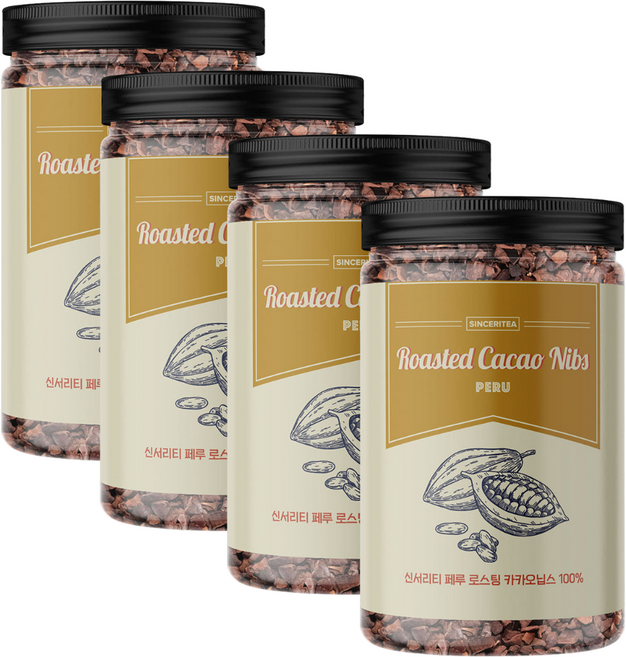 신서리티 페루 로스팅 카카오닙스, 4개