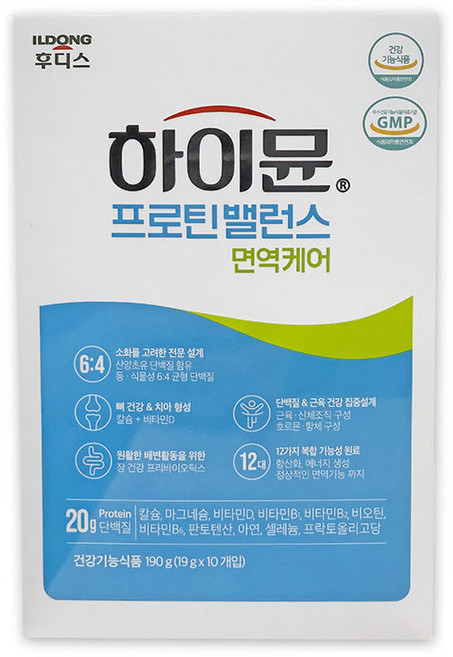 하이뮨 프로틴 밸런스 면역케어 스틱, 19g, 10개