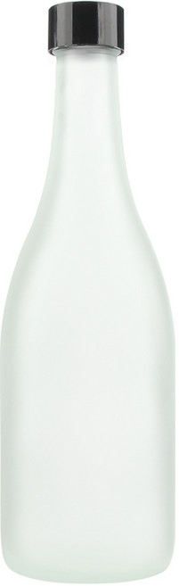공병상회 OS전통주375 부식 유리병 + 28파이 와인캡(소)/검정 1박스, 42개, 375ml