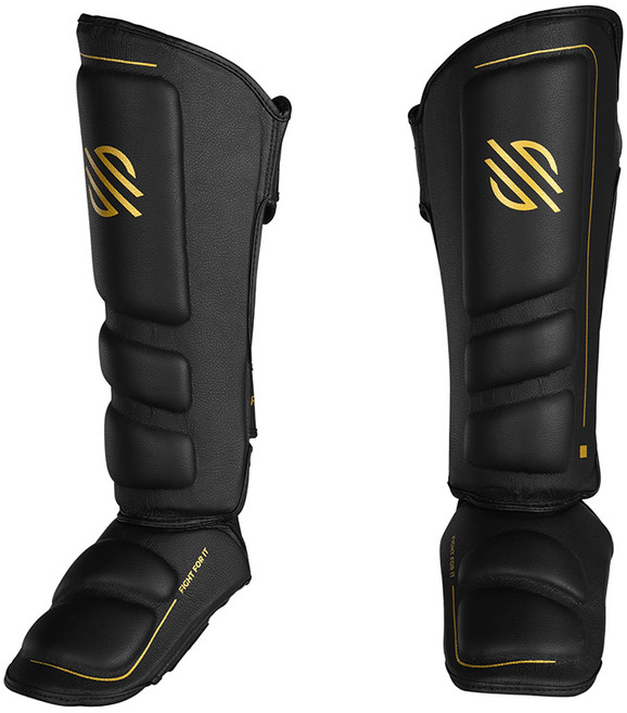 사나불 골드 스트라이크 정강이보호대, 1세트, 블랙