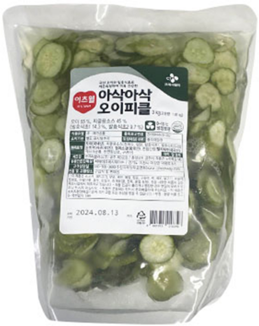 이츠웰 아삭아삭 오이피클 3kg, 1개