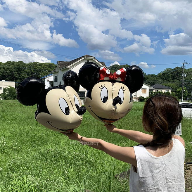 미키 미니 풍선 세트 웨딩 프로포즈 촬영소품 생일풍선, 미키마우스 단품