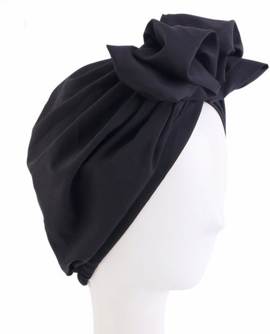히잡 hijab 여성 Bowknot Turban 탄성 비니 플리티드 Chemo 캡 이슬람 모자를 쓰고 있죠 스트레치 탈모 헤드 커버 스카프 랩 보닛 모자