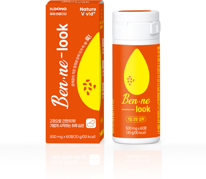 일동생활건강 네이처비비드 베네룩 BCAA 아미노산 글루타민, 1개, 60정