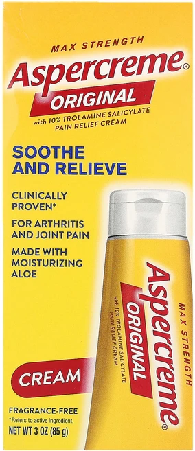 Aspercreme 오리지널 크림 맥스 스트렝스 향료 무함유 85g(3oz), Aspercreme오리지널크림맥스스트렝스향료무함유85g, 85g, 1개 - 쿠팡