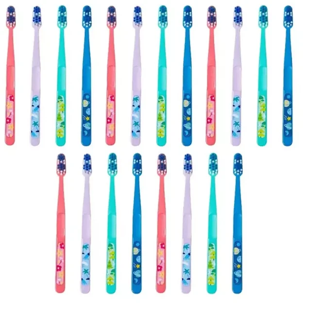 조르단 어린이 칫솔 버디 2단계 5~10세 색상랜덤 20개, 1개, 1개