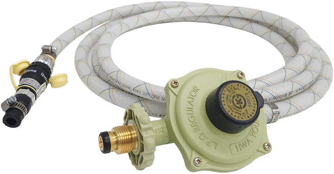 국산 4kg/h(2.80kPa) 가스압력조정기 LPG 호스 퀵커플러 세트, 3m, 1개