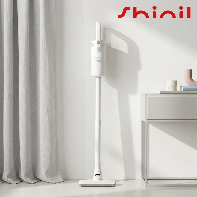 신일 2in1 유선 스틱 청소기, 화이트