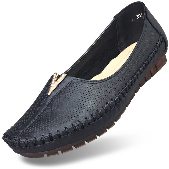 마마슈 여성 플랫 로퍼 단화 경량 엄마 할머니 A18L