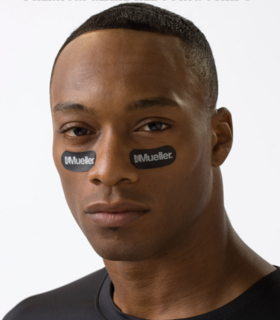 뮬러 아이패치 No Glare Strips 12개(6쌍) / 아이블랙 눈밑 눈부심방지 스티커, 뮬러 로고 없음