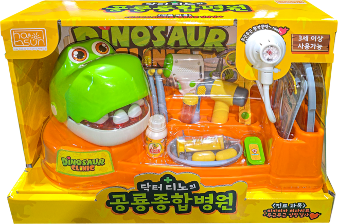 닥터 디노의 공룡종합병원 (청진기놀이 + 치카치카 치과놀이), 1개