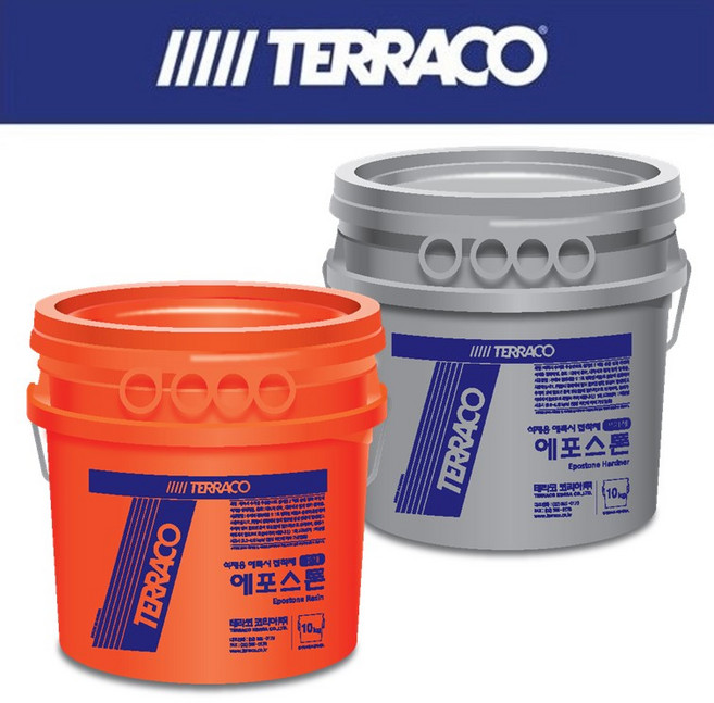 테라코 에포스톤 20KG (타일 접착제 / 주제 10KG + 경화제 10KG), 에포스톤 주제10kg + 경화제10kg, 1개