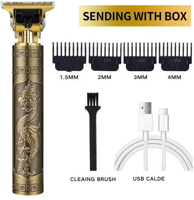 면도기 미용사 1200 수염 T9 USB 전기 mah 남성용 기술 트리머 충전식, 금