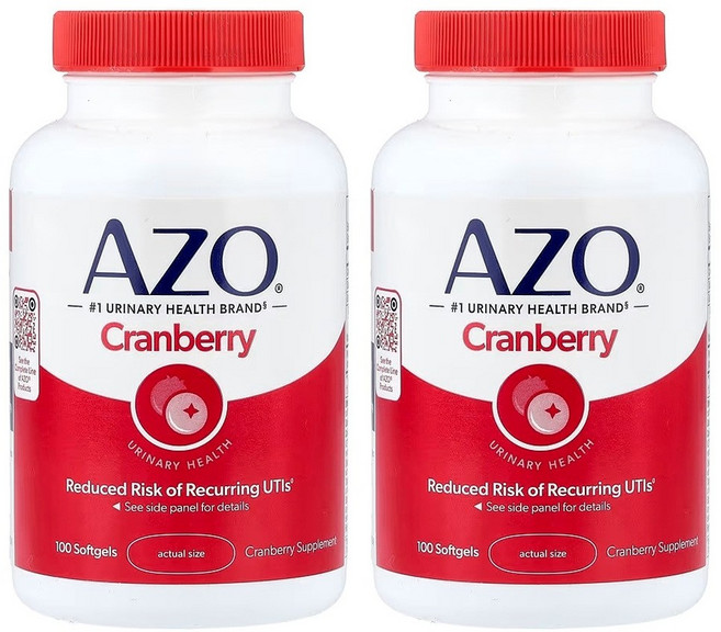 아조 크랜베리 추출물 100 소프트젤 2개, 100정