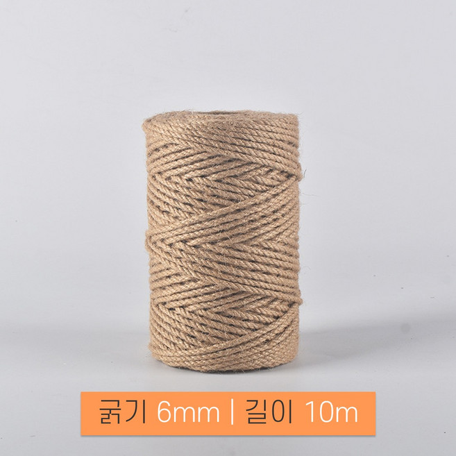 우아지오 고양이 DIY 스크래쳐 삼줄 밧줄 사이잘, 1개, 6mm