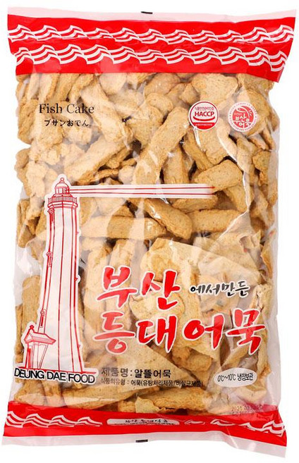 부산등대어묵(종합) 2KG/등대식품, 6개, 2kg