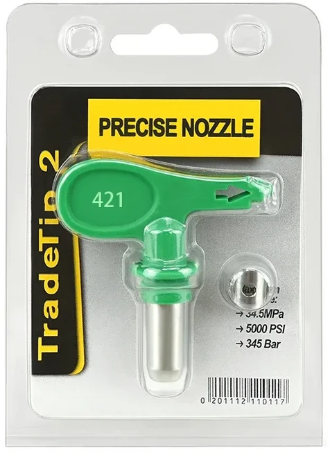 Wagner Titan 에어리스 스프레이 어 에어리스 노즐 에어 브러시 팁 용 1Pcs 전문 팁 고압 2-5 시리즈 노즐, 15 421