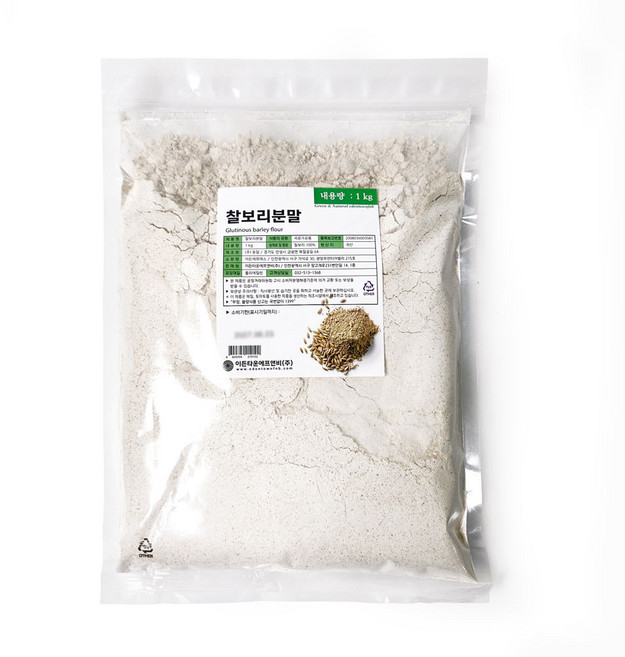 국산 찰보리분말 가루 찰보리빵 보리떡 하나베이킹푸드, 1개, 1kg