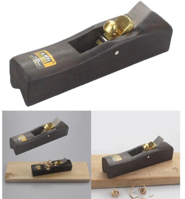 흑단 목재 대패질 수공구 홈 가공 표면 스무딩, 1개