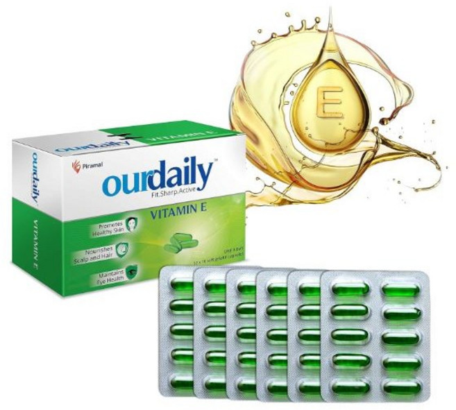 OurDaily Vitamin E 400mg forHair Health | Soft Gelatin Capsule, 1개