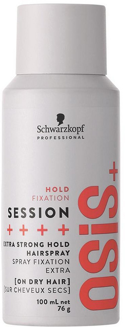 Schwarzkopf OSiS+ Session 強力定型噴霧 3+, 1個, 公司貨-3號黑炫風（100ml)-新包裝
