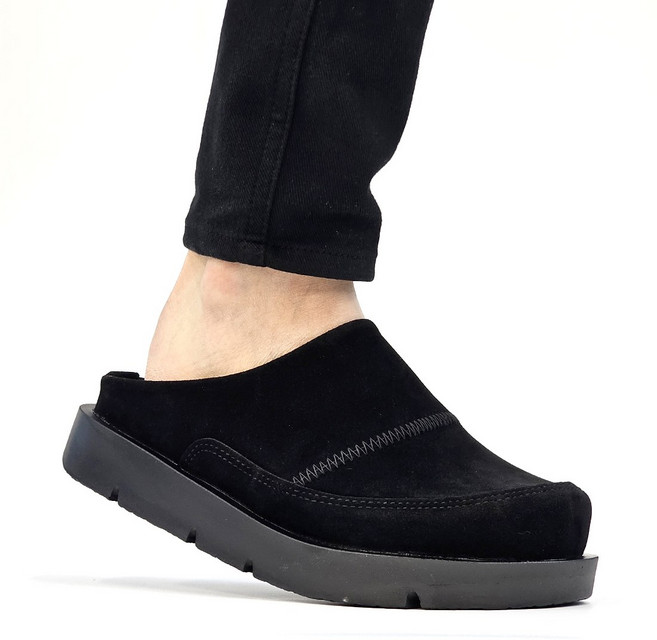 국산 캐주얼 통굽 누벅 슬리퍼 여성 남성 발편한 경량 쿠션 클로그 심플 무지 뮬 슬립온 데일리 신발 실내 사무실슬리퍼