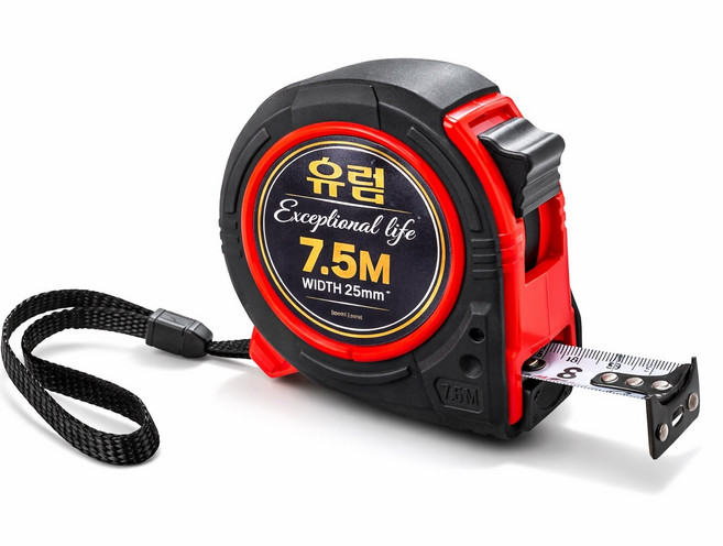 firstok 측정용 줄자7.5M 측정용공구, 1개