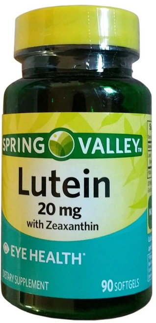 Spring Valley 루테인 소프트젤 20mg 90정, 1개 - 쿠팡