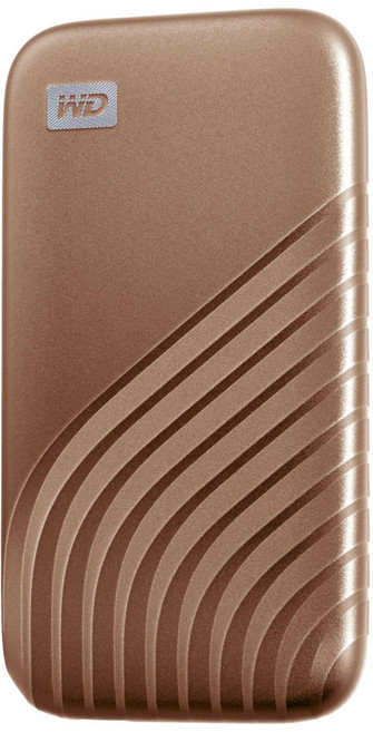 WD SSD 500GB USB3.2 Gen2 My Passport SSD 1050 MBs SSD WDBAGF5000AGD-WESN 휴대용 골드 읽기