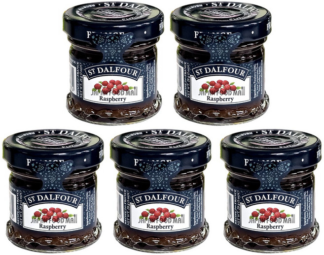 샹달프 라즈베리잼 미니, 28g, 5개