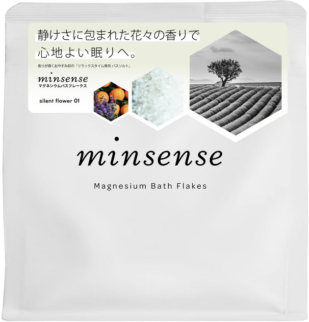 minsense 민센스 목욕 크레이크 01 침묵 꽃 600g 목욕 수면 수면 수면 개선 휴식