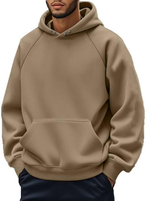 PETITBATH 남성 무지 오버핏 라글란 후드티 데일리 베이직 010JN