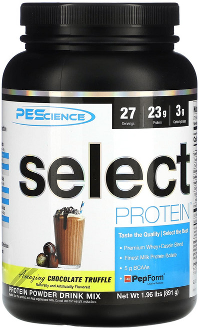 피이사이언스 유청단백질 WPC WPI Select Protein 초콜릿 트러플 891g, 1개