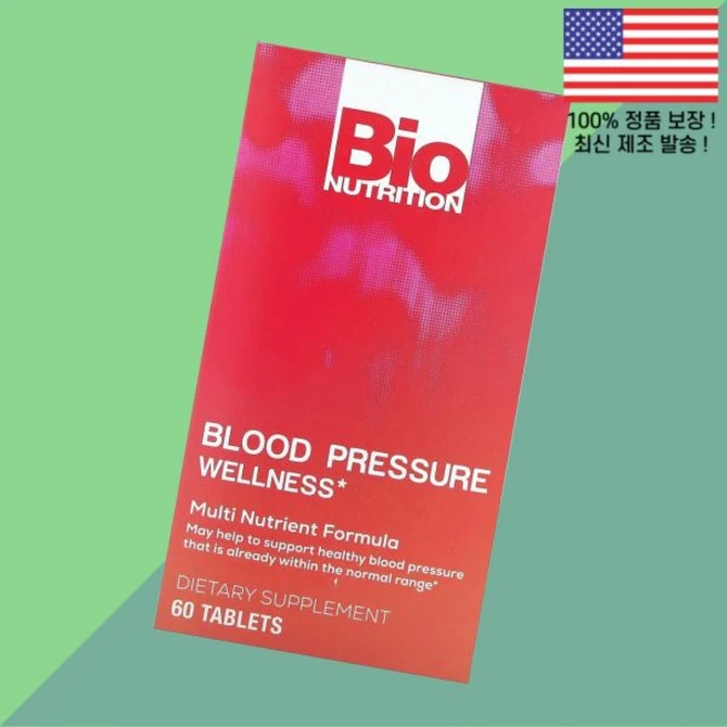 바이오 뉴트리션 블러드 프레셔 헬스 60정 Bio Nutrition Blood Pressure Wellness 60 Tablets, 1 - 쿠팡